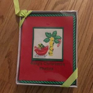 Babies Christmas photo album NEW